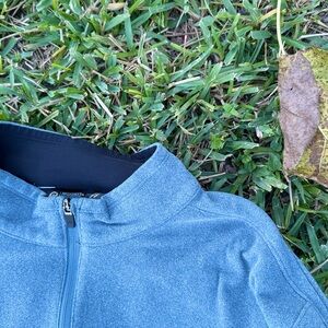Quarter Zip Fleece XXL Mens Slim Fit Pullover
